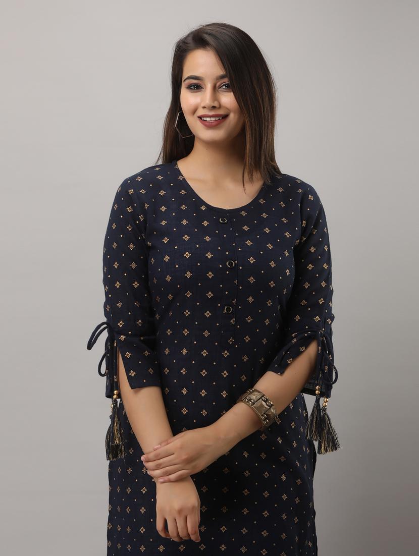 round neck kurta sharara set - 19481799 - Standard Image - 3