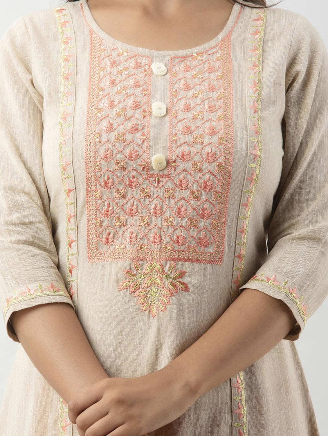 women's a-line kurta - 19481911 - Standard Image - 3