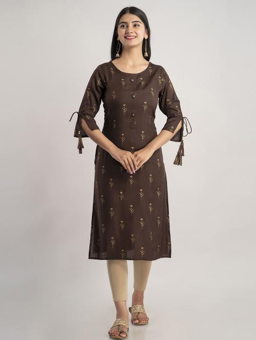 women's straight kurta - 19481938 - Standard Image - 0