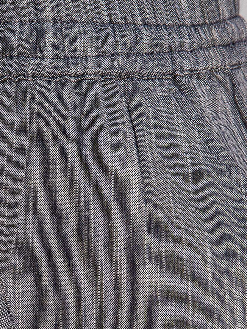 women drawstring waist solid palazzo - 19481989 - Standard Image - 3