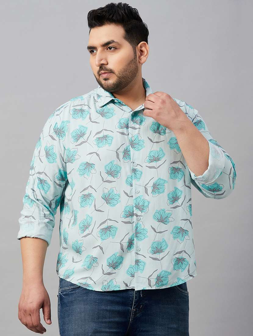 mens florals casual shirt