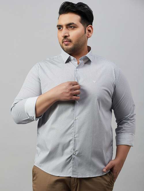 mens micro print casual shirt - 19482899 -  Standard Image - 0