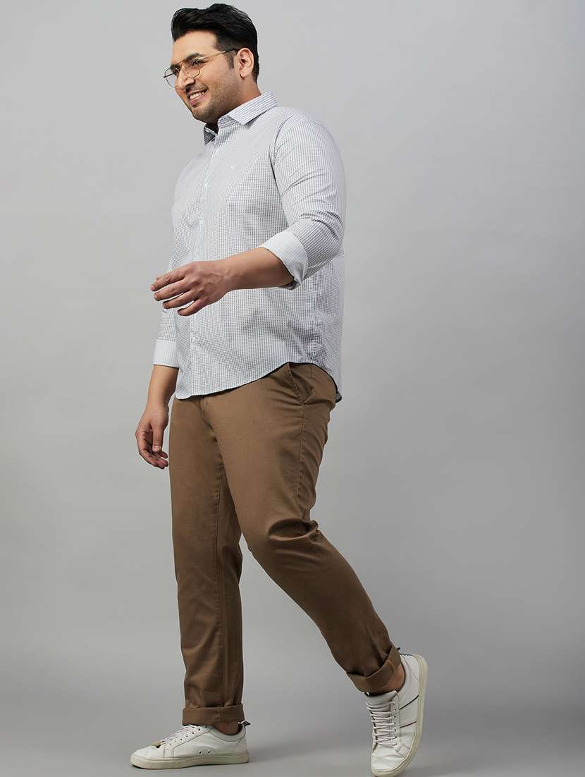 mens micro print casual shirt - 19482899 -  Standard Image - 5