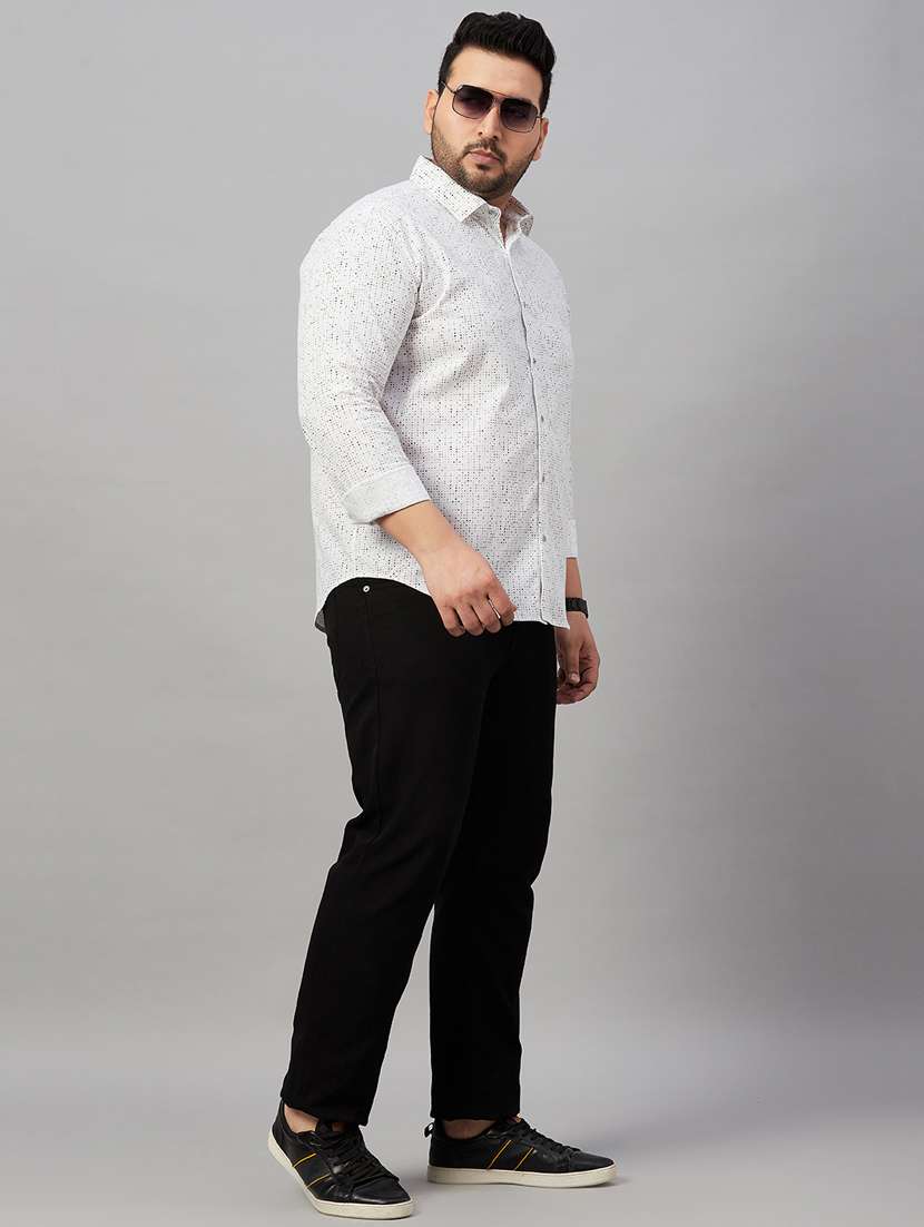 Mens Micro Print Casual Shirt - 19482906 -  Standard Image - 5