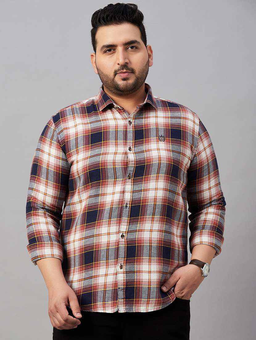 mens checks casual shirt