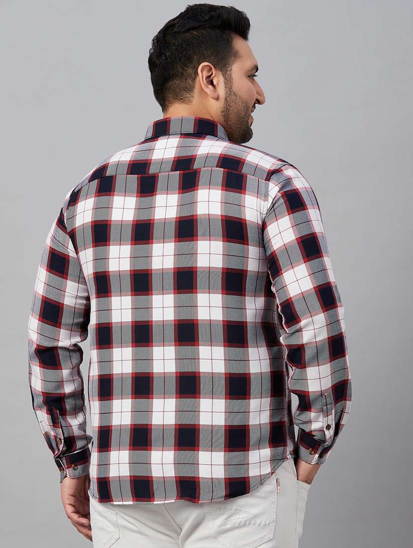 mens checks casual shirt - 19482922 -  Standard Image - 3