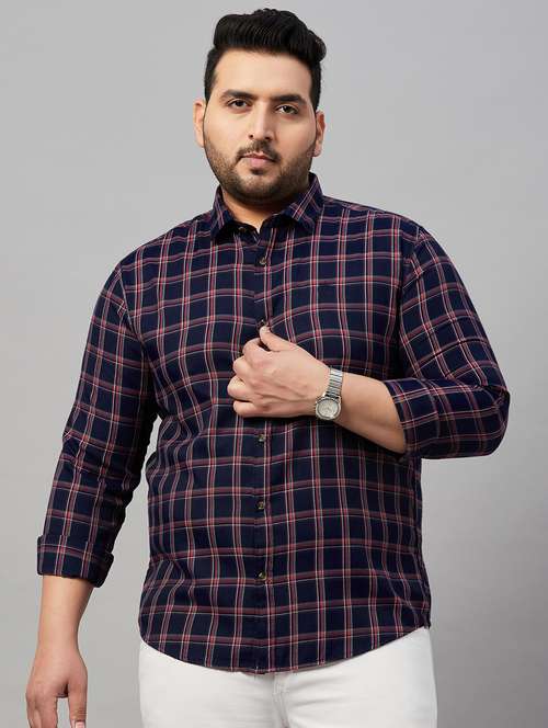 mens checks casual shirt - 19482929 - Standard Image - 0