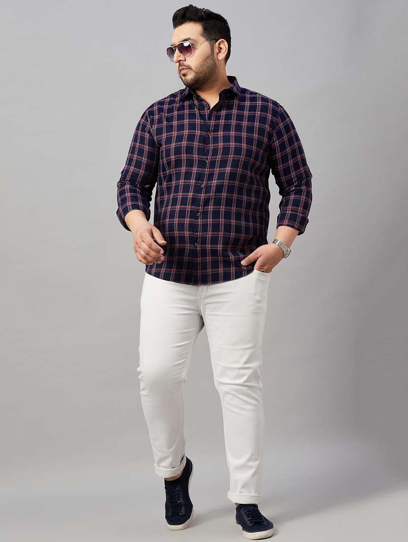 mens checks casual shirt - 19482929 - Standard Image - 5