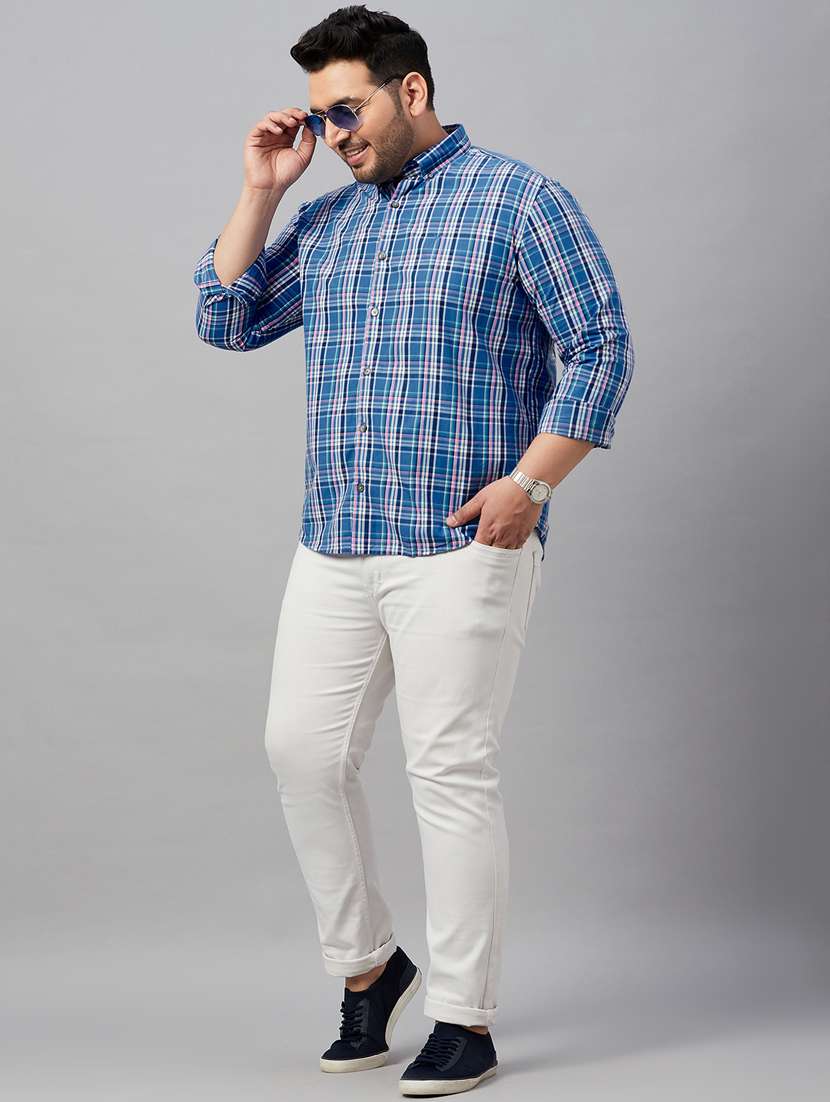 mens checks casual shirt - 19482932 -  Standard Image - 5