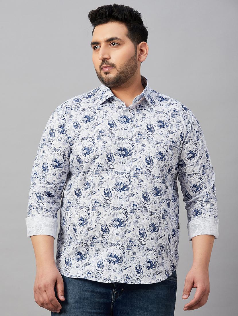 mens printed casual shirt - 19482971 - Zoom Image - 0