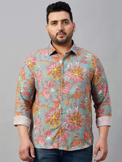 mens florals casual shirt - 19482978 -  Standard Image - 0
