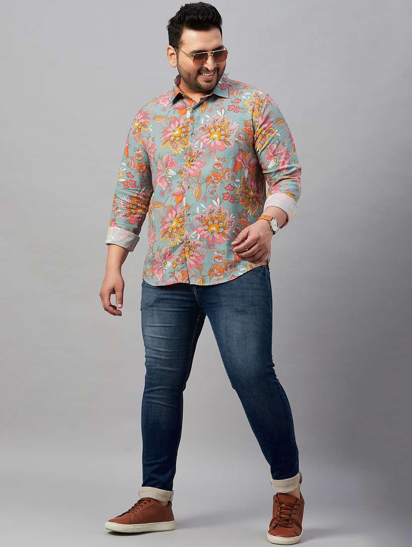 mens florals casual shirt - 19482978 -  Standard Image - 5