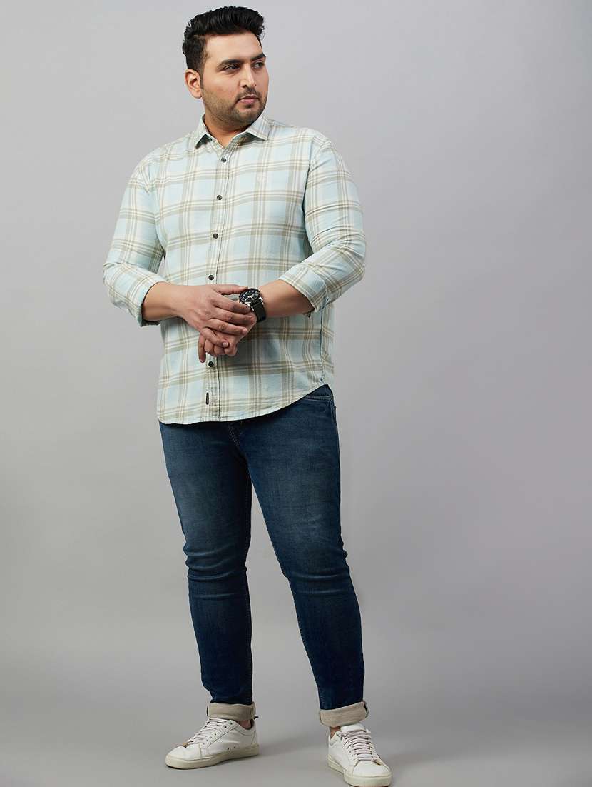 mens checks casual shirt - 19482983 -  Standard Image - 5