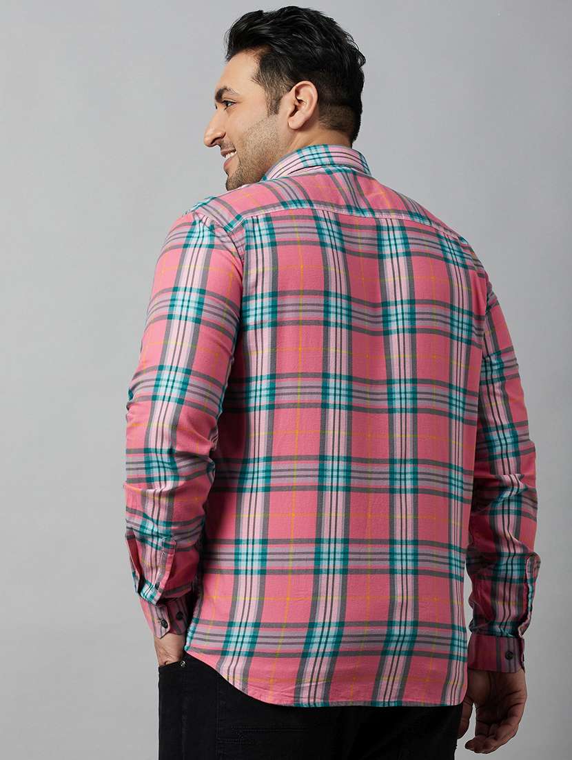 mens checks casual shirt - 19482984 -  Standard Image - 3
