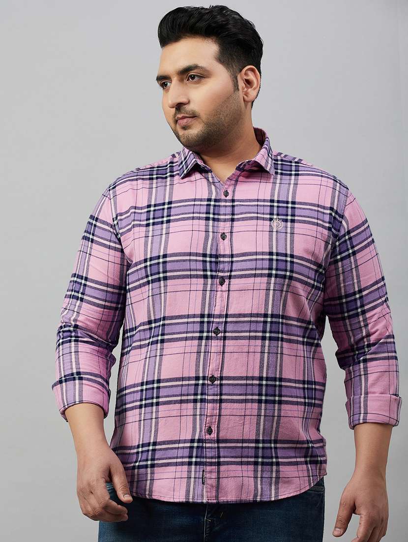 mens checks casual shirt