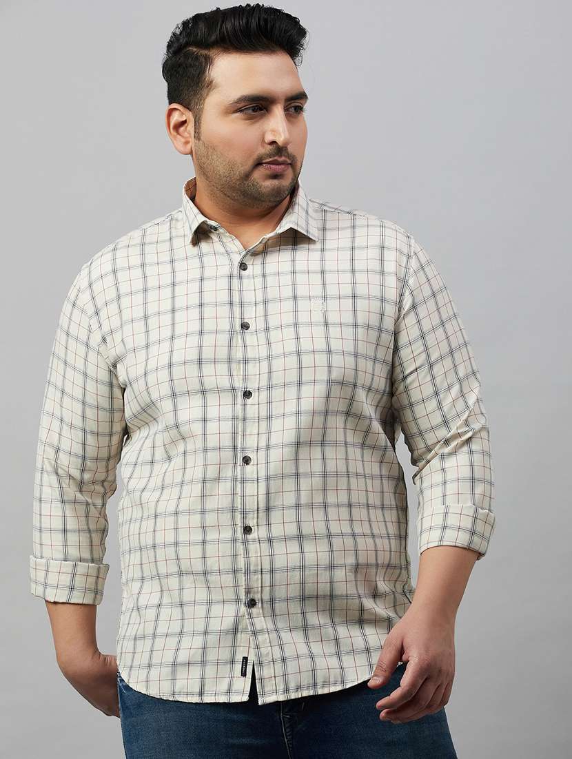 mens checks casual shirt