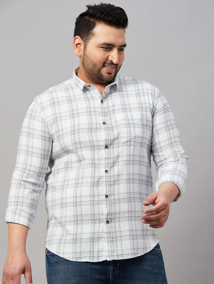 mens checks casual shirt
