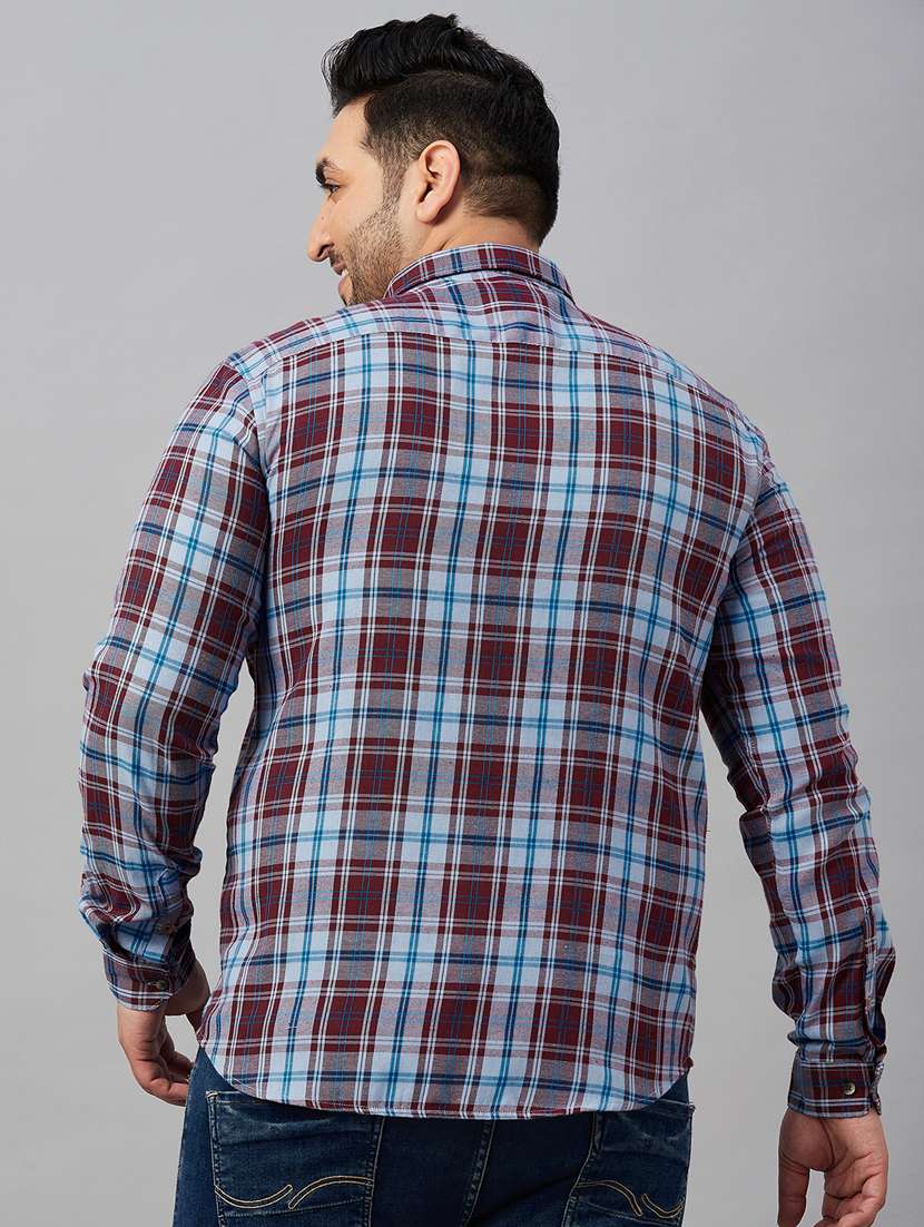 mens checks casual shirt - 19483006 -  Standard Image - 3