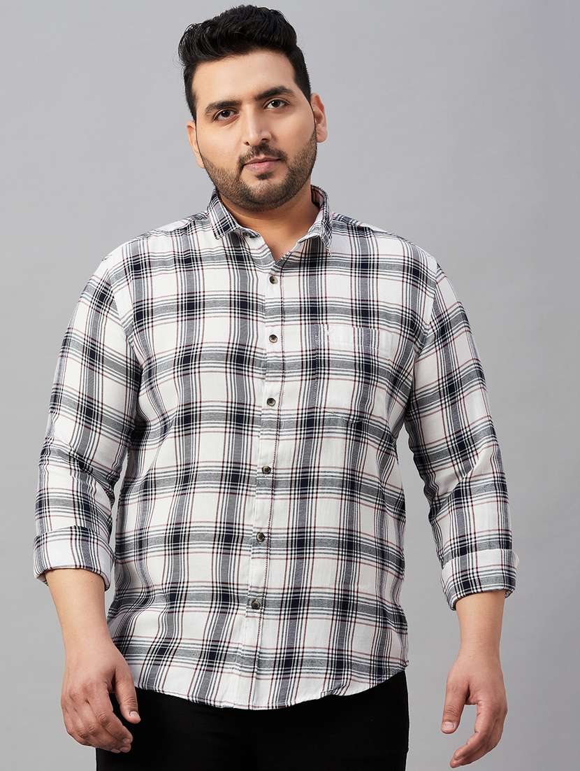 mens checks casual shirt