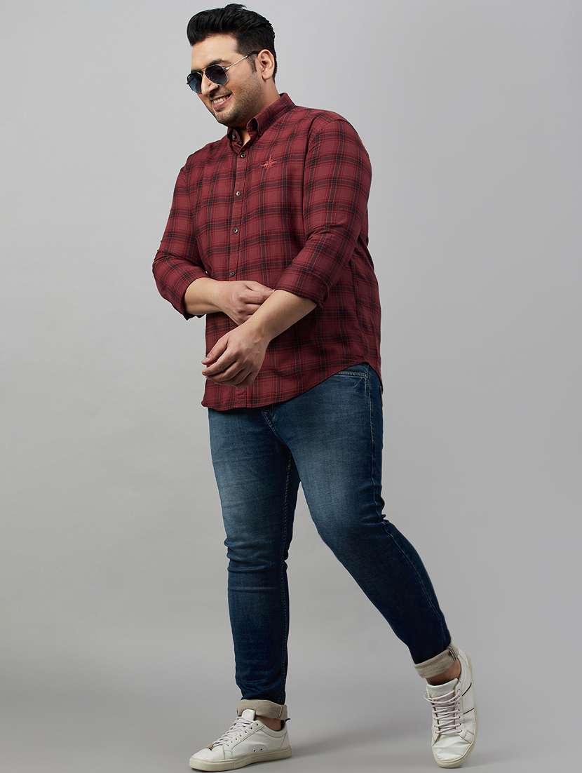 mens checks casual shirt - 19483024 -  Standard Image - 5