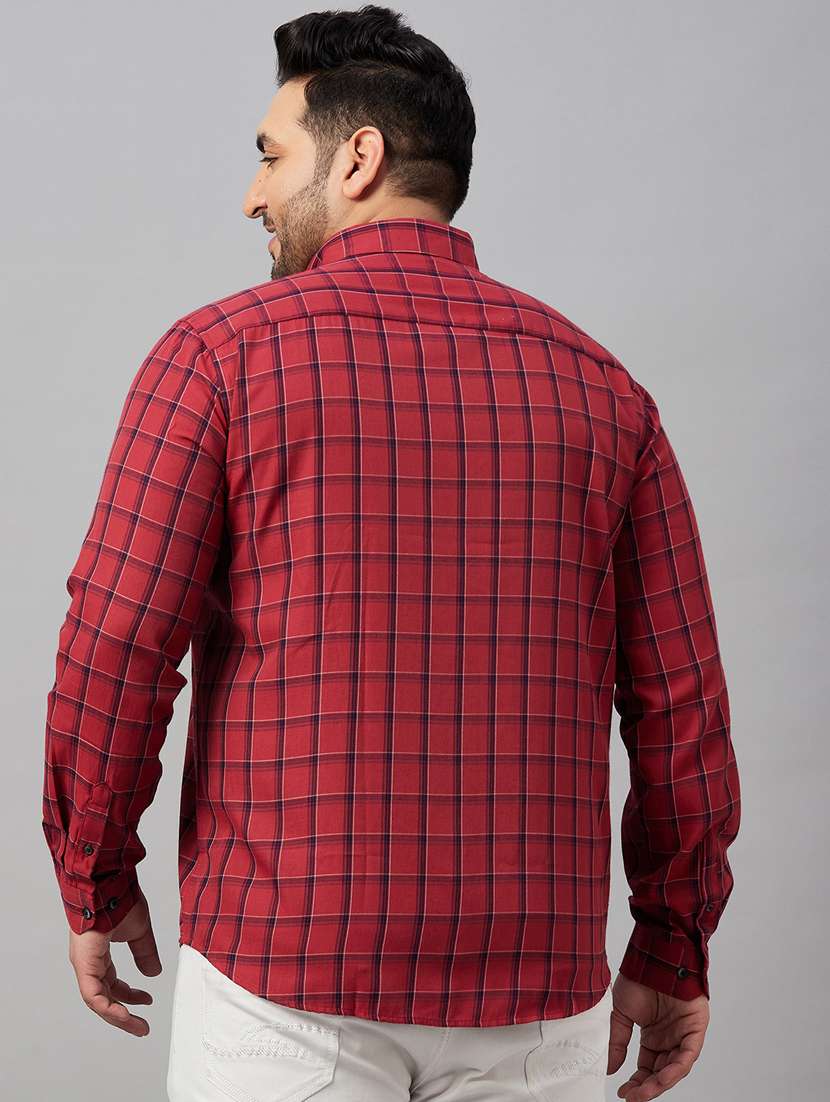 mens checks casual shirt - 19483027 -  Standard Image - 3