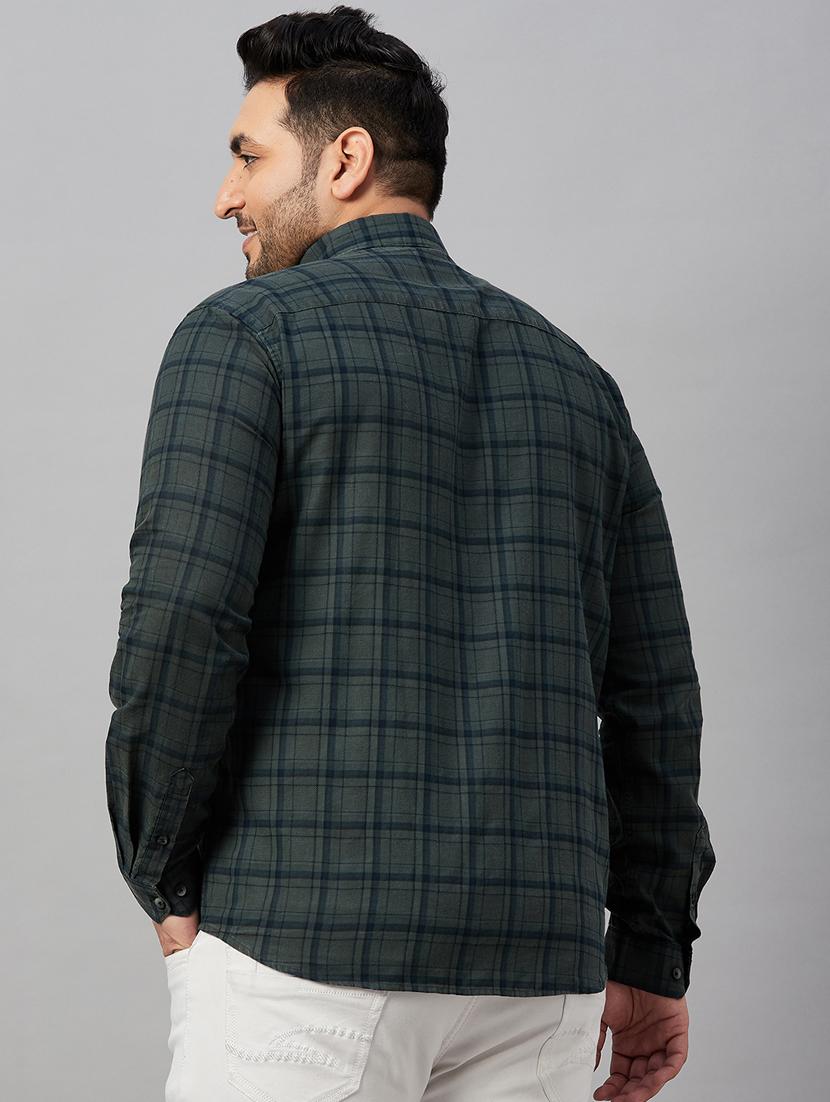 mens checks casual shirt - 19483031 - Standard Image - 3