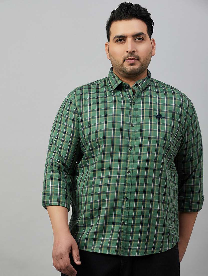 mens checks casual shirt