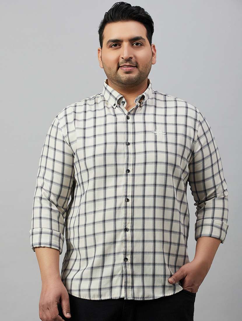 mens checks casual shirt