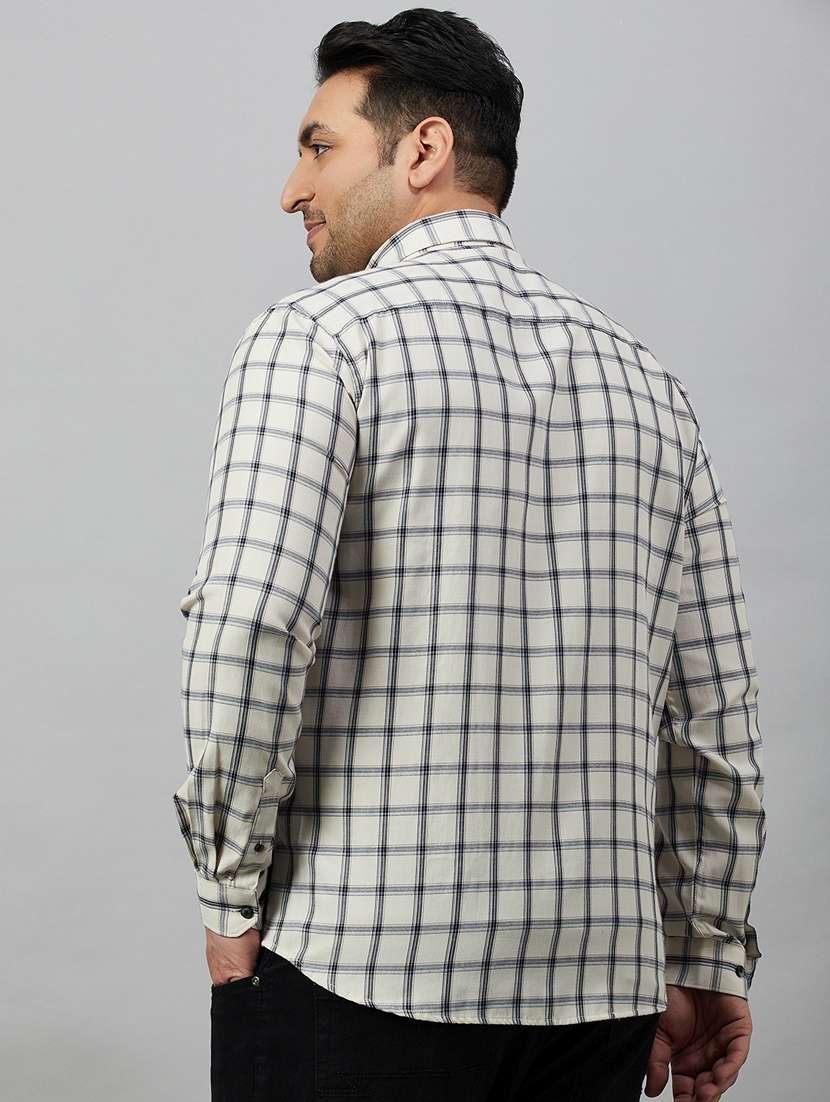mens checks casual shirt - 19483035 -  Standard Image - 3