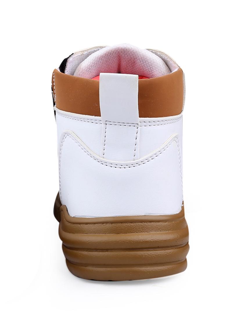 white patent leather lace up sneakers - 19483476 - Standard Image - 3
