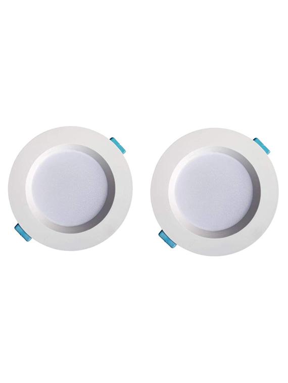 rsct white ultra slim round shaped led ceiling panel light with adapter 7 to 9 w (pack of 2) - 19487102 -  Zoom Image - 0