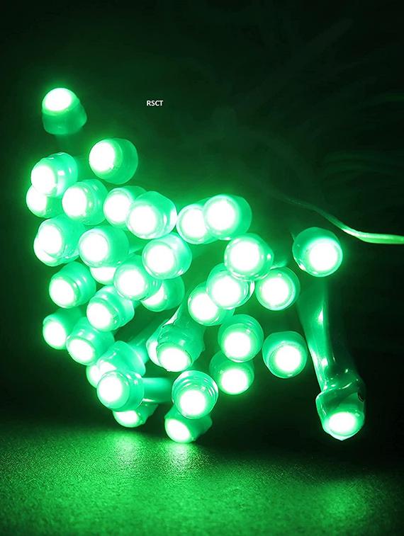 rsct battery powered waterproof and corded 25 v green led string light 36 ft - 19487131 - Zoom Image - 0