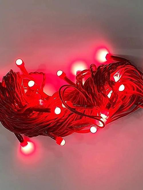 rsct battery powered waterproof and corded 25 v red led string light 36 ft - 19487137 - Standard Image - 0