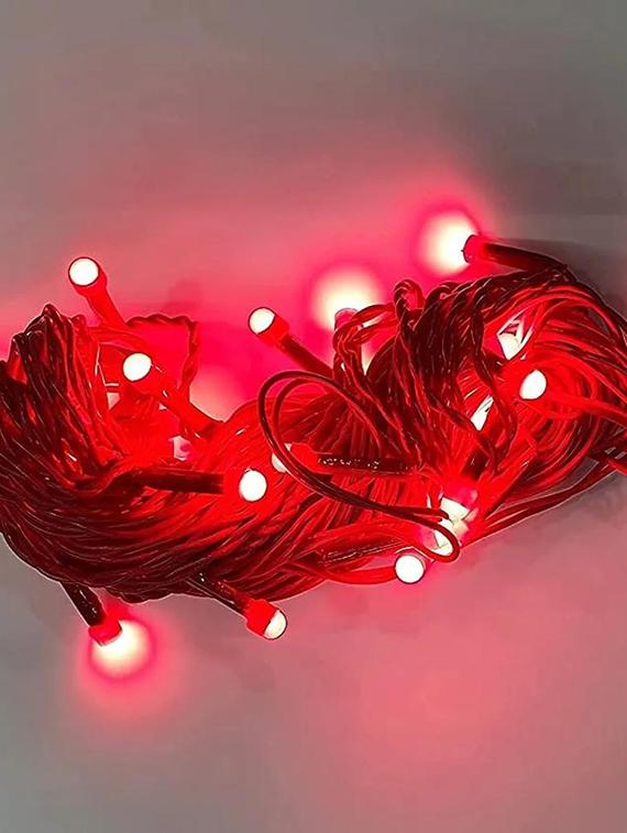 rsct battery powered waterproof and corded 25 v red led string light 36 ft - 19487137 - Zoom Image - 0