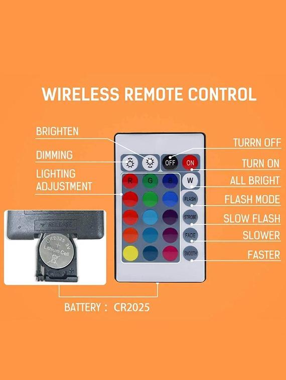 rsct plastic corded electric portable and energy efficient and colour changing red, green and blue light - 19487160 - Standard Image - 3
