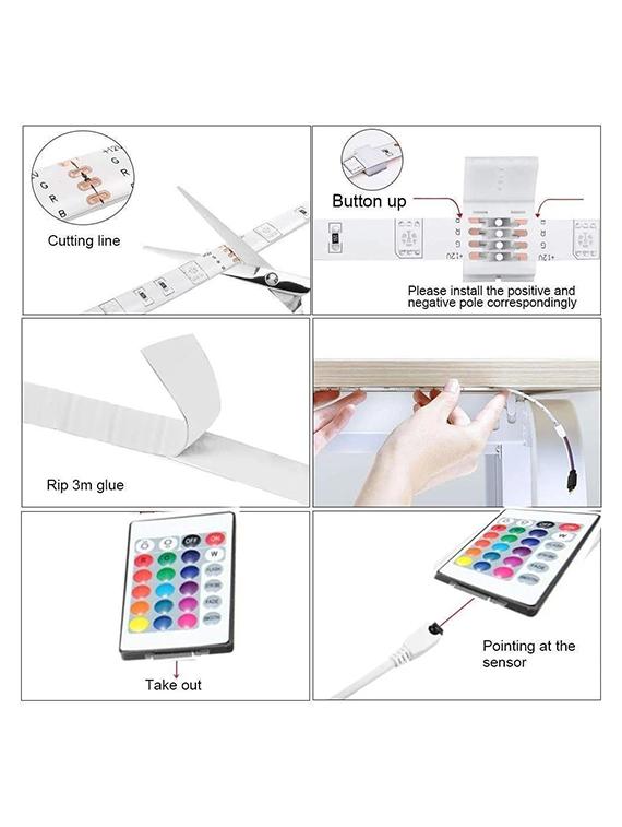 rsct plastic battery powered waterproof 12 v multi led strip light - 19487183 - Standard Image - 3