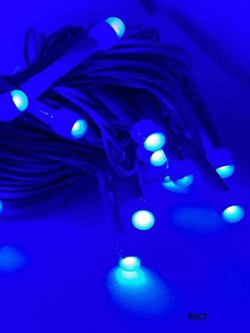 rsct plastic corded electric energy efficient and adjustable blue decorative led string 36 ft - 19487317 - Standard Image - 0