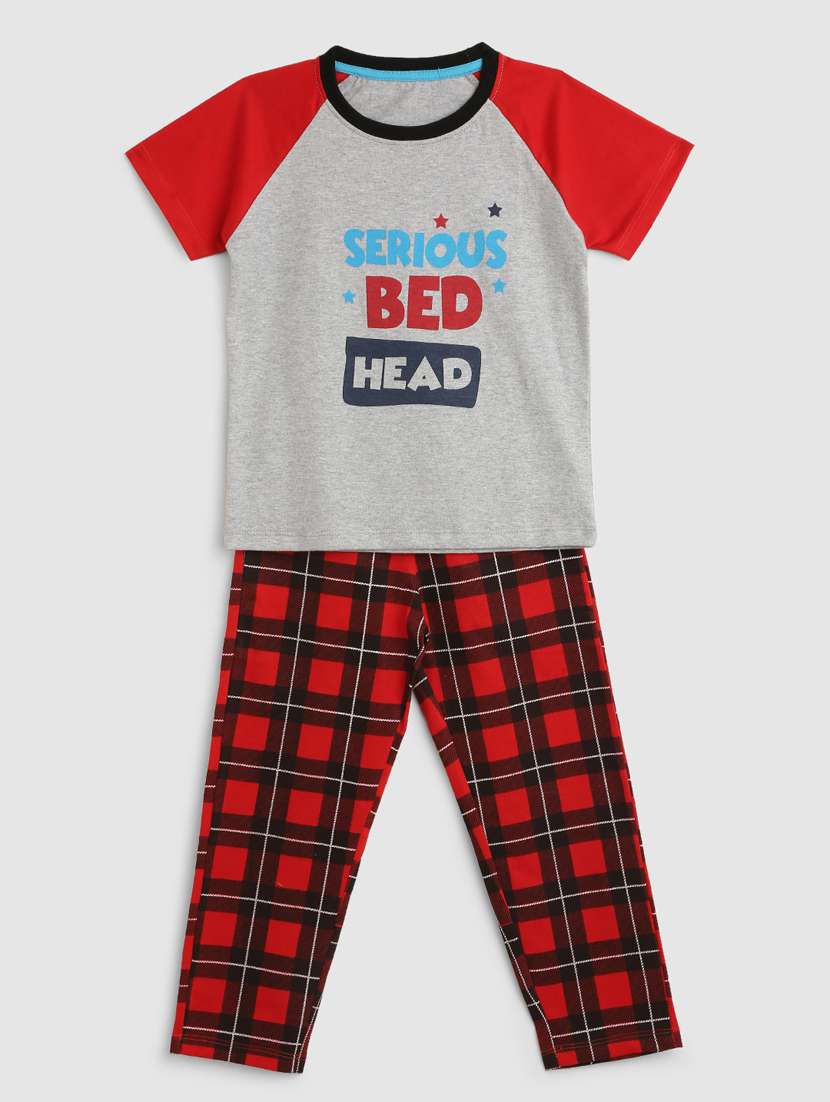 boys cotton nightwear  pyjama set 