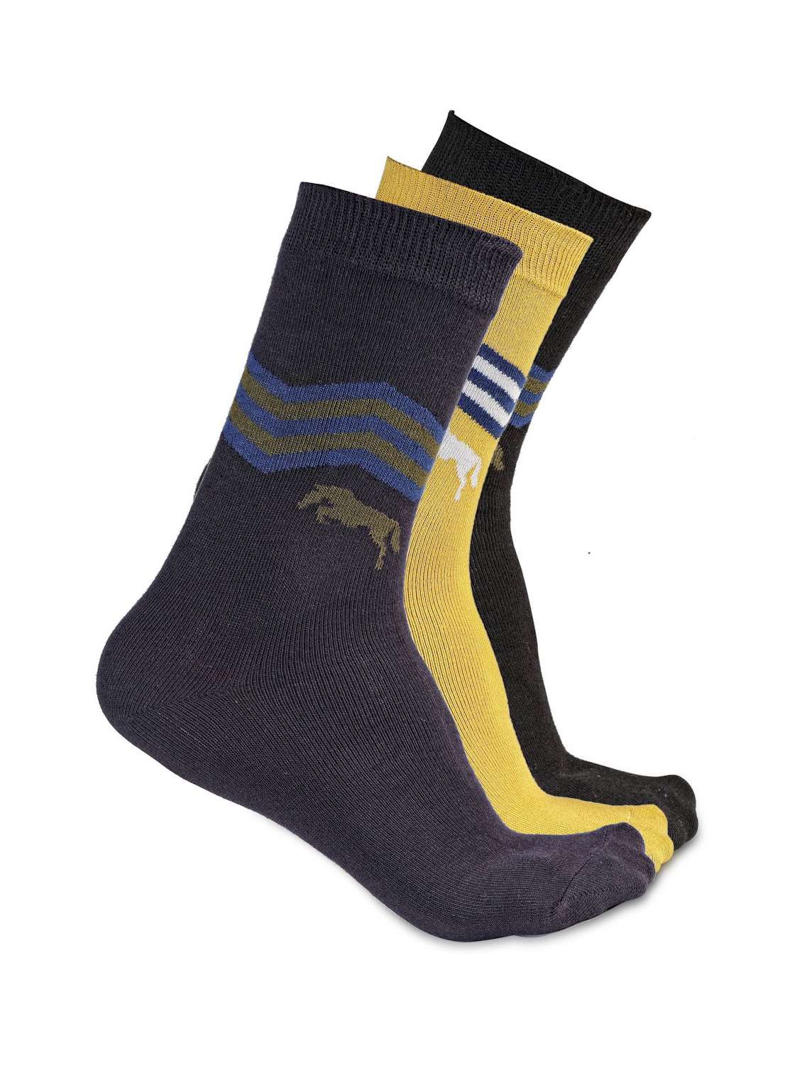 pack of 3 above ankle length socks