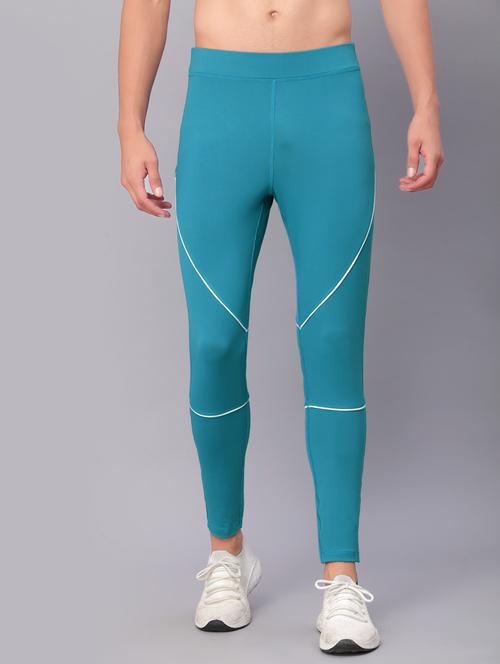 stripes polyester ankle length track pant - 19488620 - Standard Image - 0