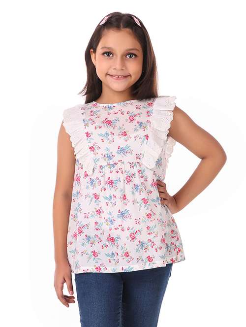 girls round neck top - 19488907 -  Standard Image - 0