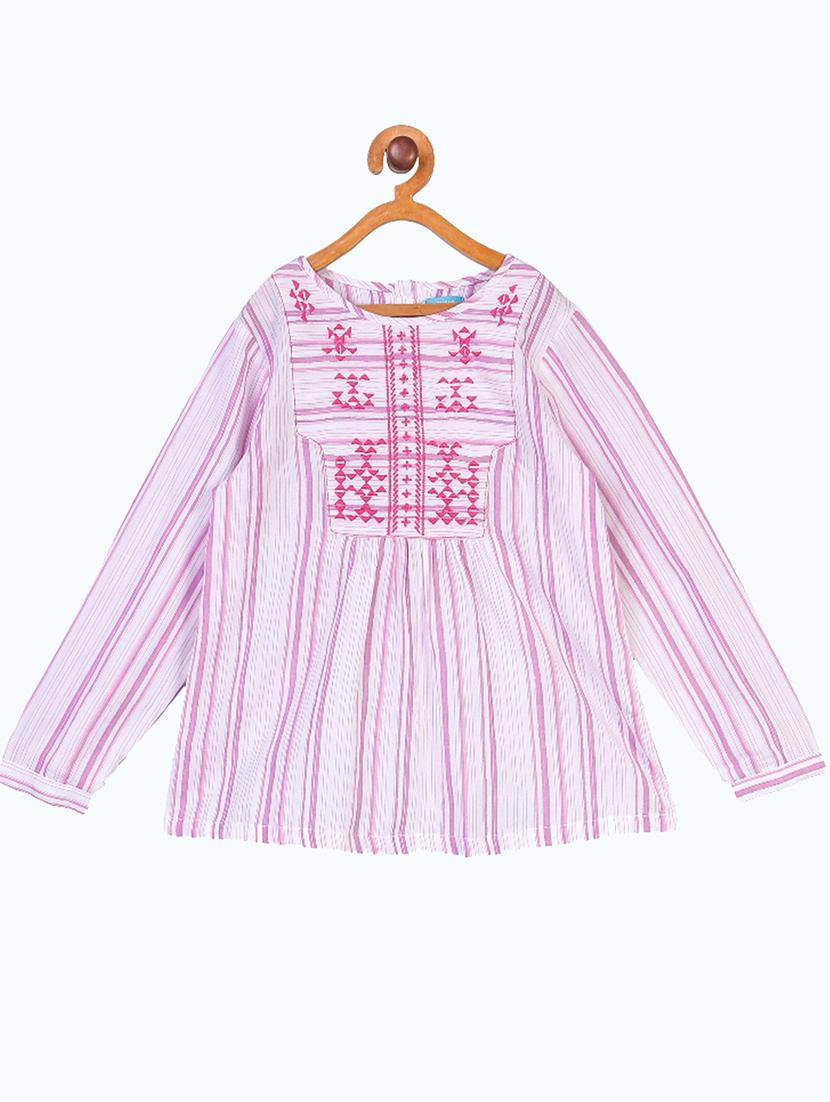 girls round neck top - 19488921 - Zoom Image - 0