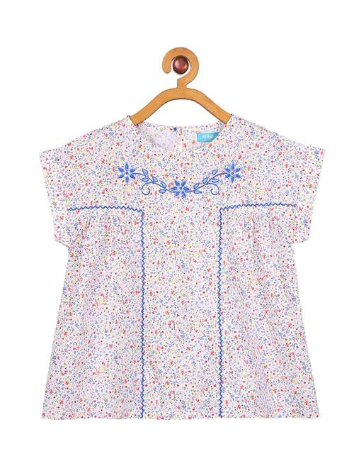 girls round neck top - 19488928 - Standard Image - 0