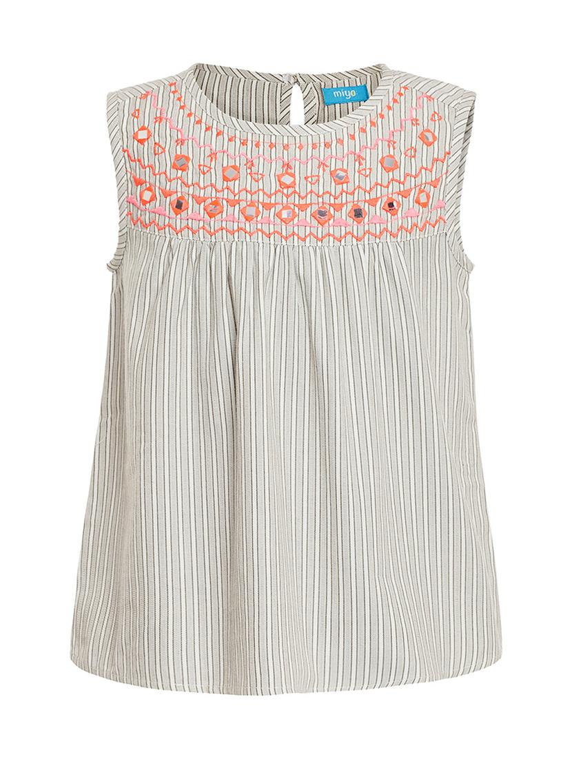 girls round neck top - 19488929 -  Zoom Image - 0