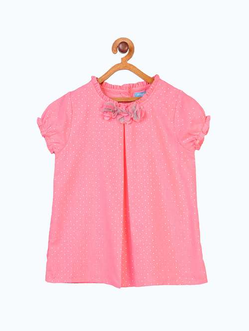 girls round neck top - 19488946 - Standard Image - 0