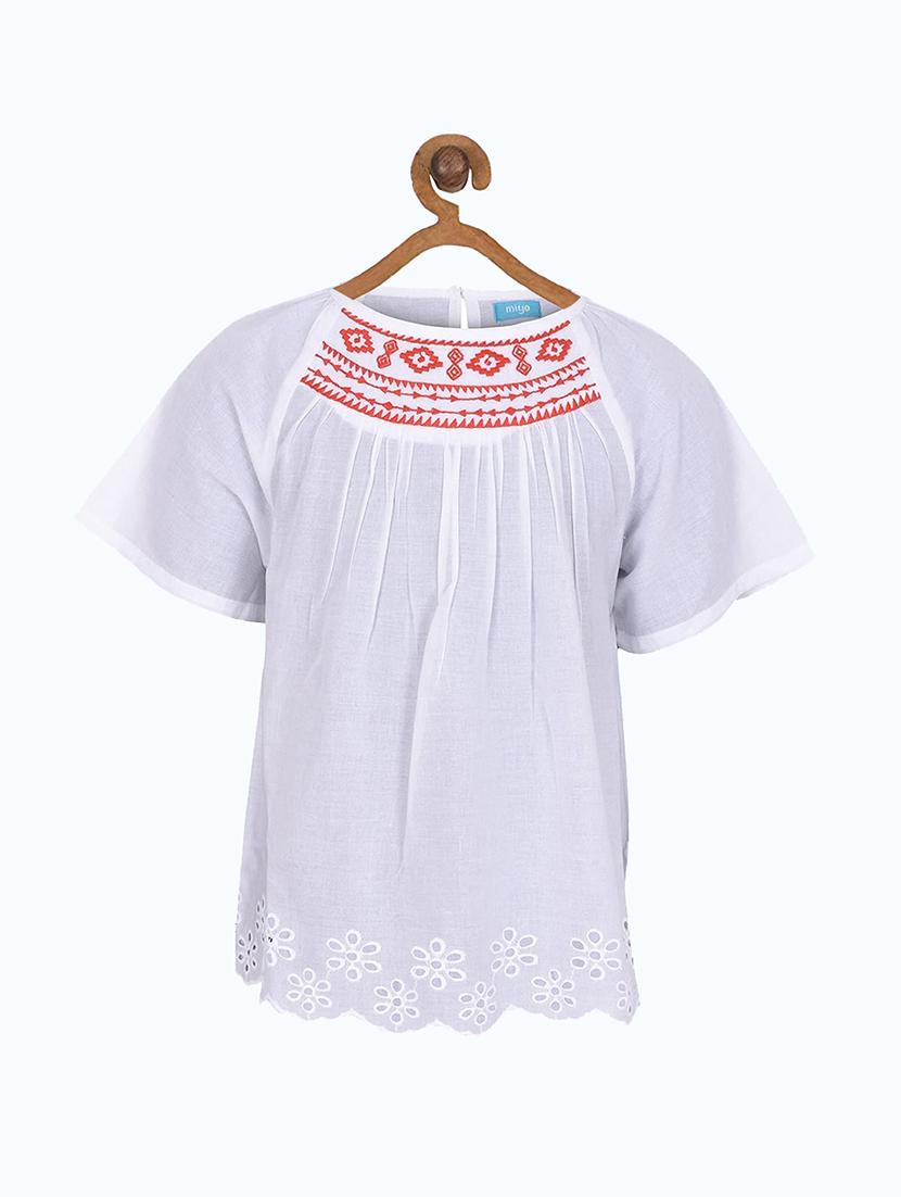 girls round neck top - 19488948 - Zoom Image - 0