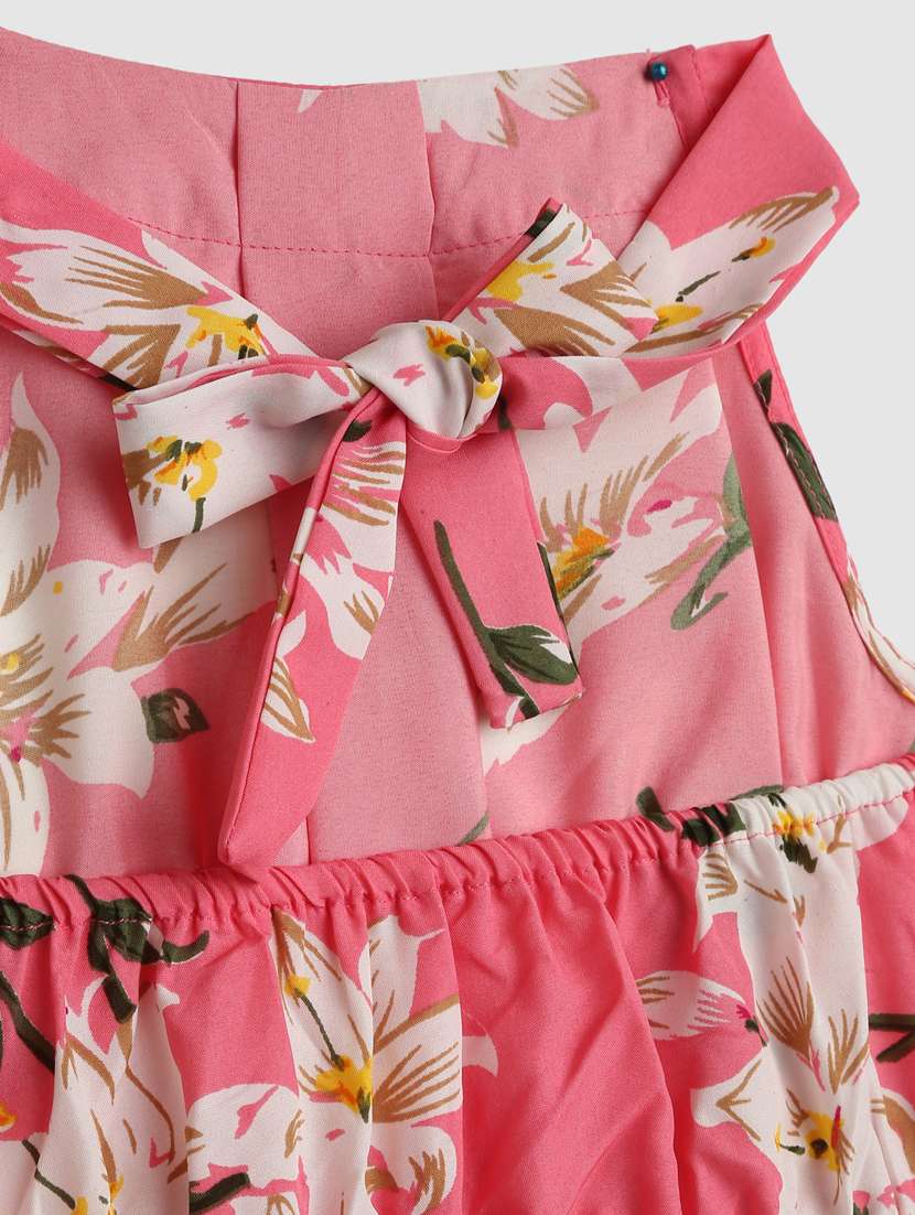 girls tie up neck sleeveless frock - 19489345 -  Standard Image - 3