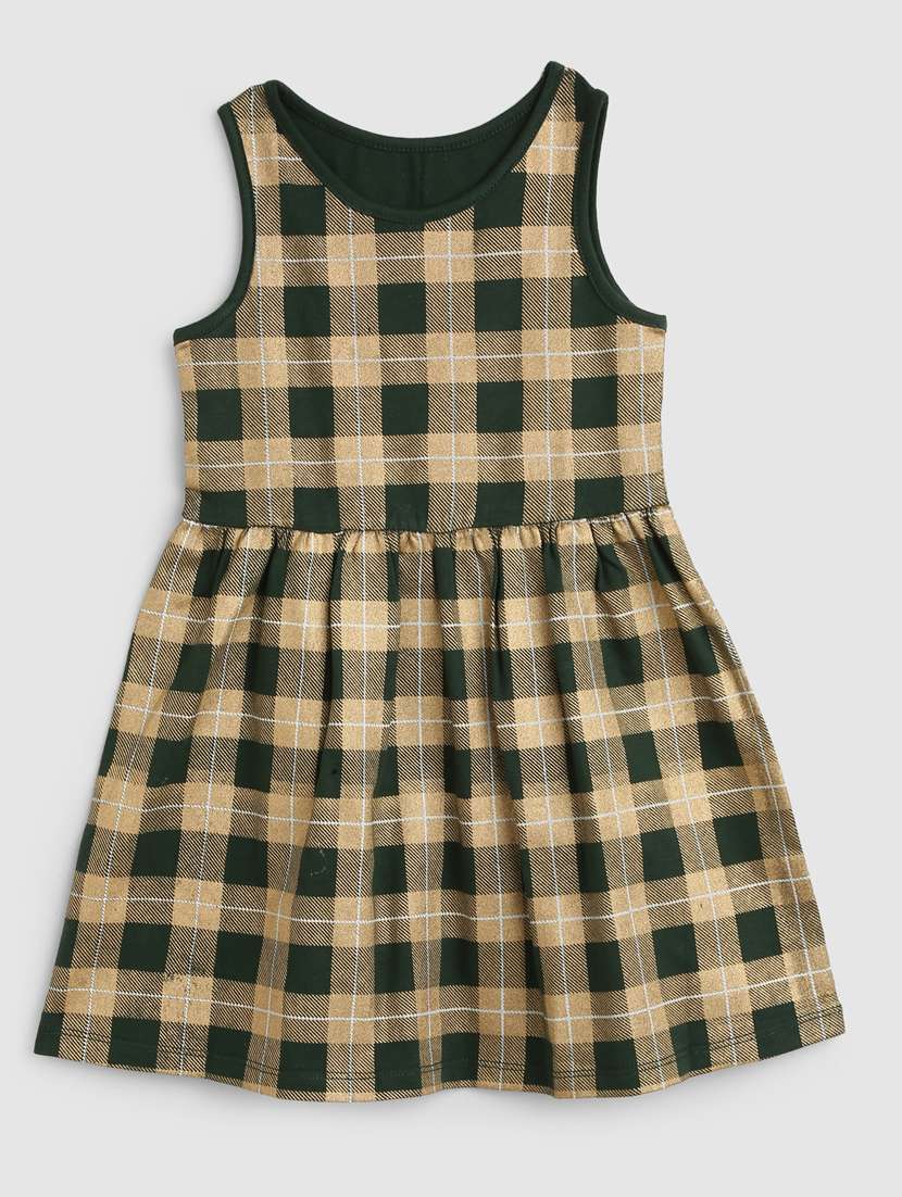 kids girls checkered frock - 19489351 -  Zoom Image - 0