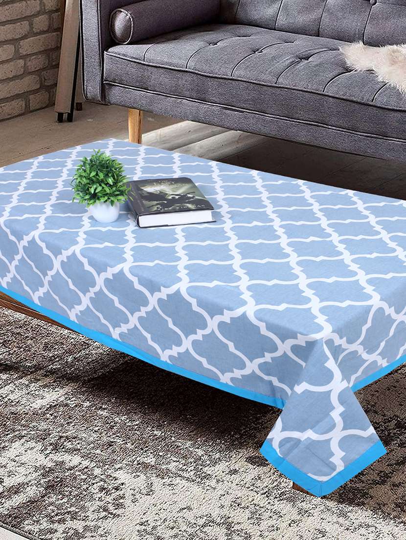texstylers cotton 4 seater 40 x 60 inch rectangular jaipuri center table cloth