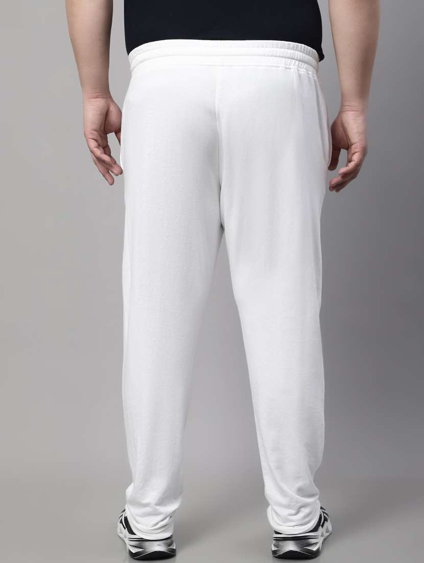 mid rise solid full length track pant - 19490776 -  Standard Image - 3